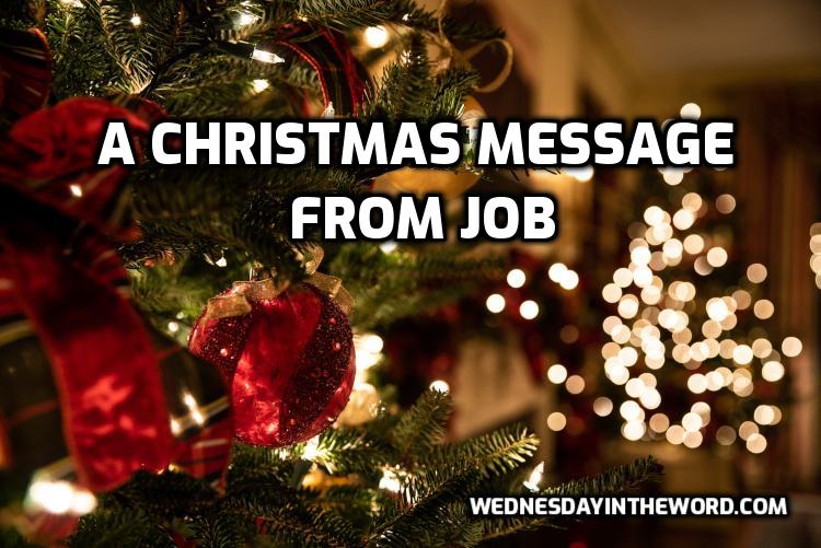 What if the World is not Merry or Bright? A Christmas Message (Job 19:25)