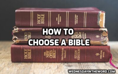 How to Choose a Bible