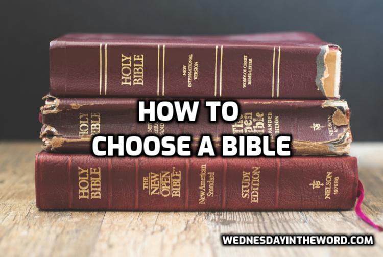 How to Choose a Bible