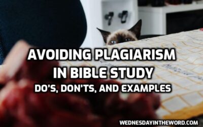 Avoiding Plagiarism in Bible Study: Do’s, Don’ts, and Examples