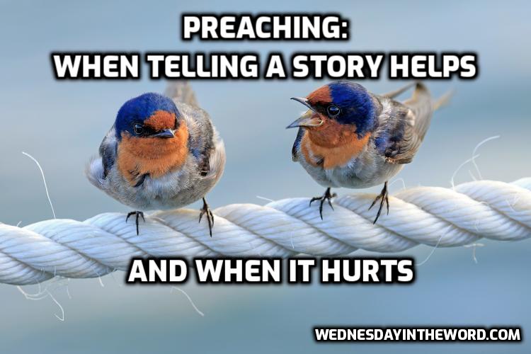 When Telling a Story Helps and when it hurts