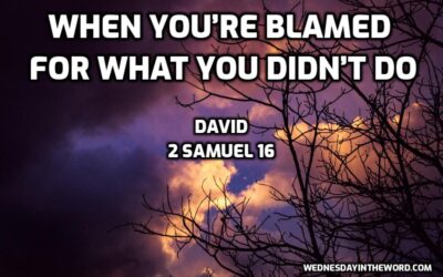 04 When You’re Blamed for What You Didn’t Do (2 Samuel 16)