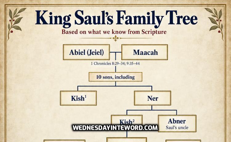 King Saul’s Family Tree