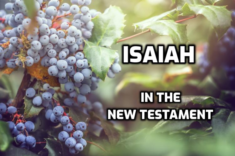 Isaiah Quotes In The New Testament Wednesday In The Word