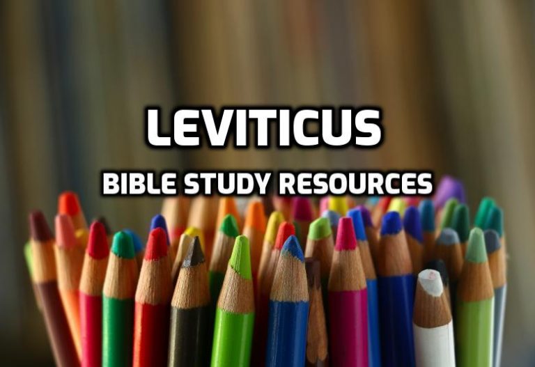 Leviticus Bible Study Resources - Wednesday In The Word