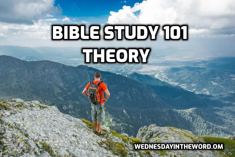 Bible Study 101 Theory