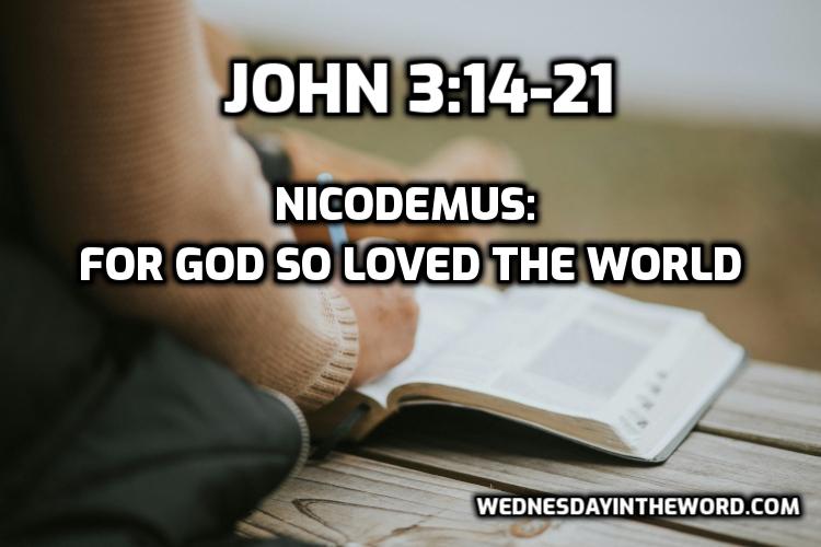 08 Nicodemus: For God so loved the world (John 3:14-21)