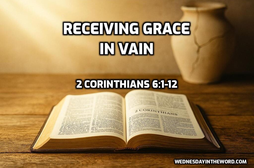 09 Receiving Grace in Vain (2 Corinthians 6:1-12)