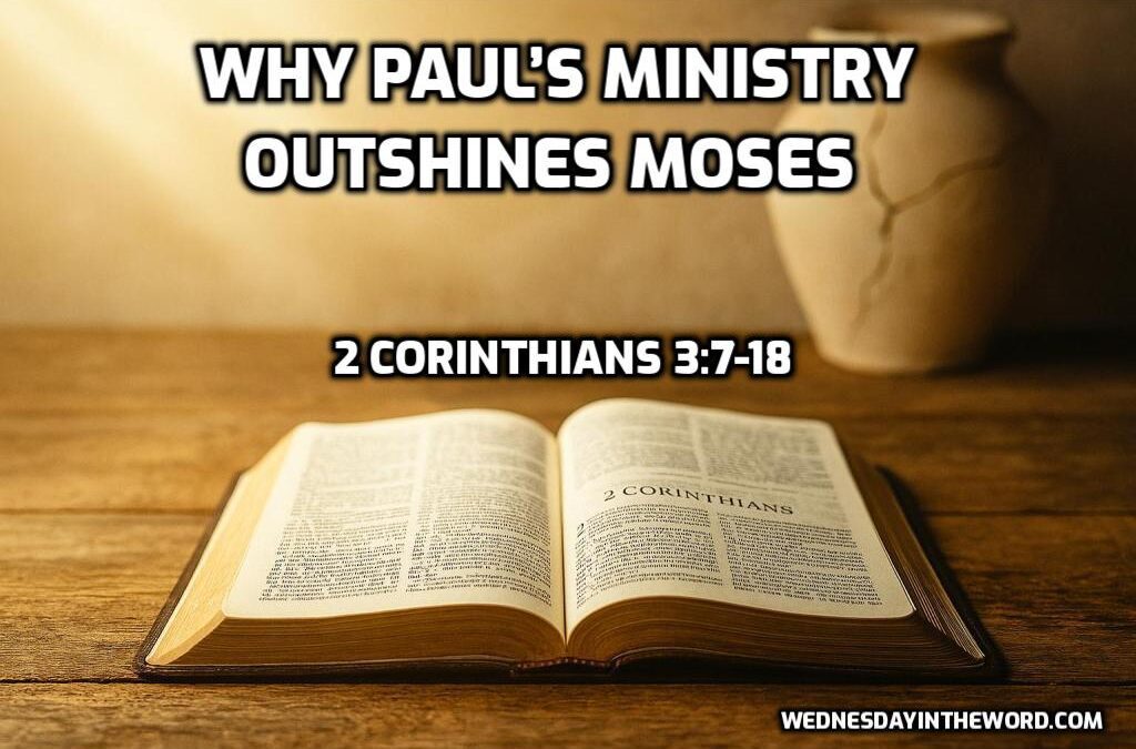 05 Why Paul’s Ministry Outshines Moses (2 Corinthians 3:7-18)