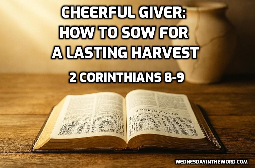 13 Cheerful Giver: How to Sow for a Lasting Harvest (2 Corinthians 8-9)