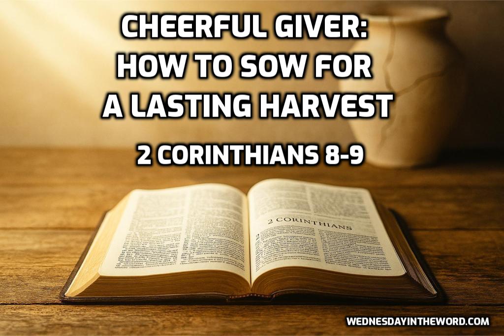13 Cheerful Giver: How to Sow for a Lasting Harvest (2 Corinthians 8-9)