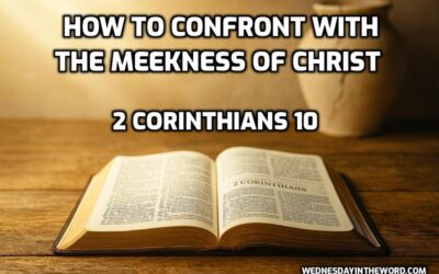 14 How To Confront With the Meekness of Christ (2 Corinthians 10)