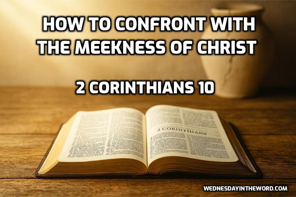 10 How to Confront with the meekness of Christ (2 Corinthians 10)