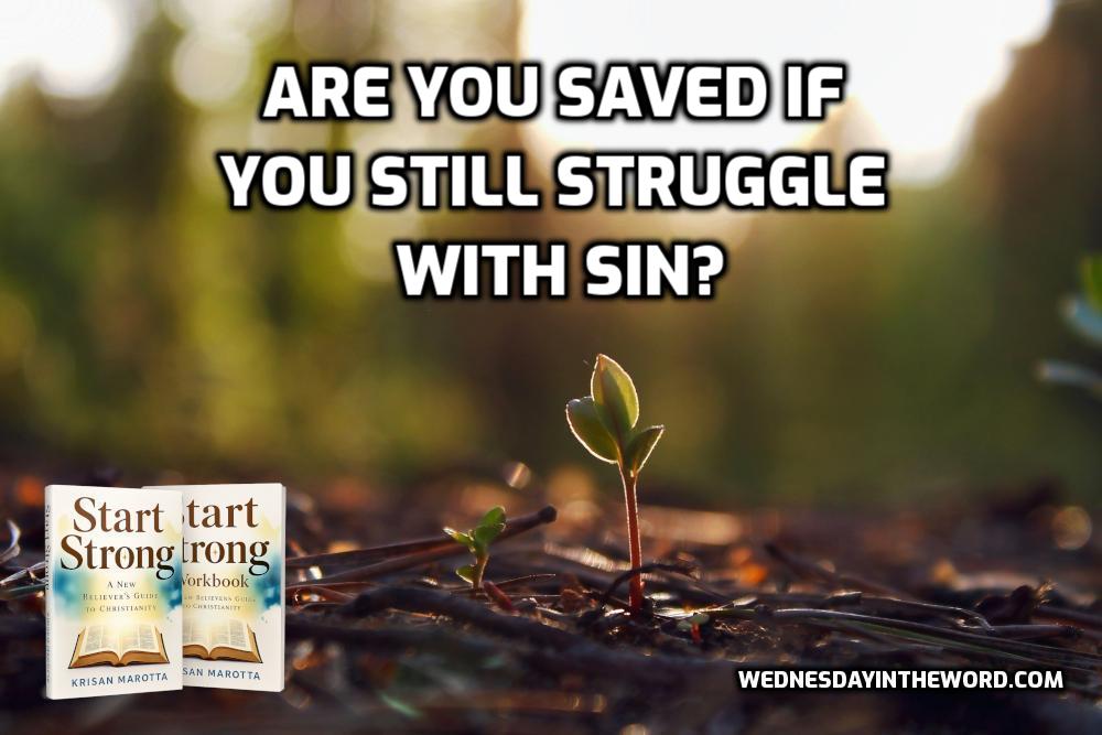 Are You Saved if You Struggle with Sin? | WednesdayintheWord.com