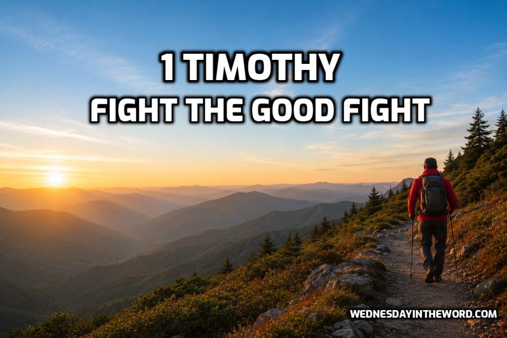 1 Timothy Fight the Good Fight Bible Study | WednesdayintheWord.