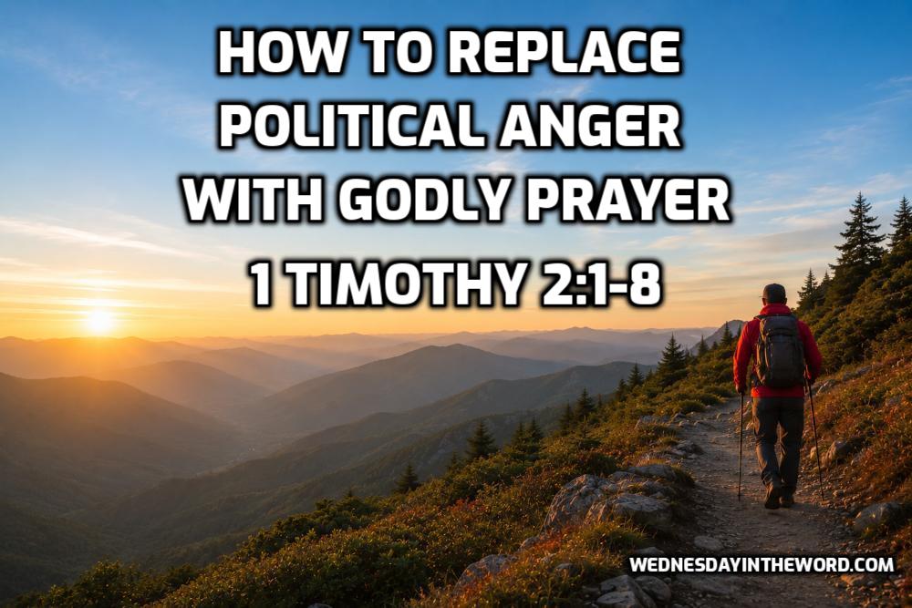 05-1Tim2v1-8 Replace Political Anger with Godly Prayer