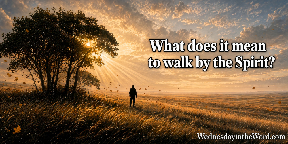 What does it mean to walk by the Spirit? | WednesdayintheWord.com