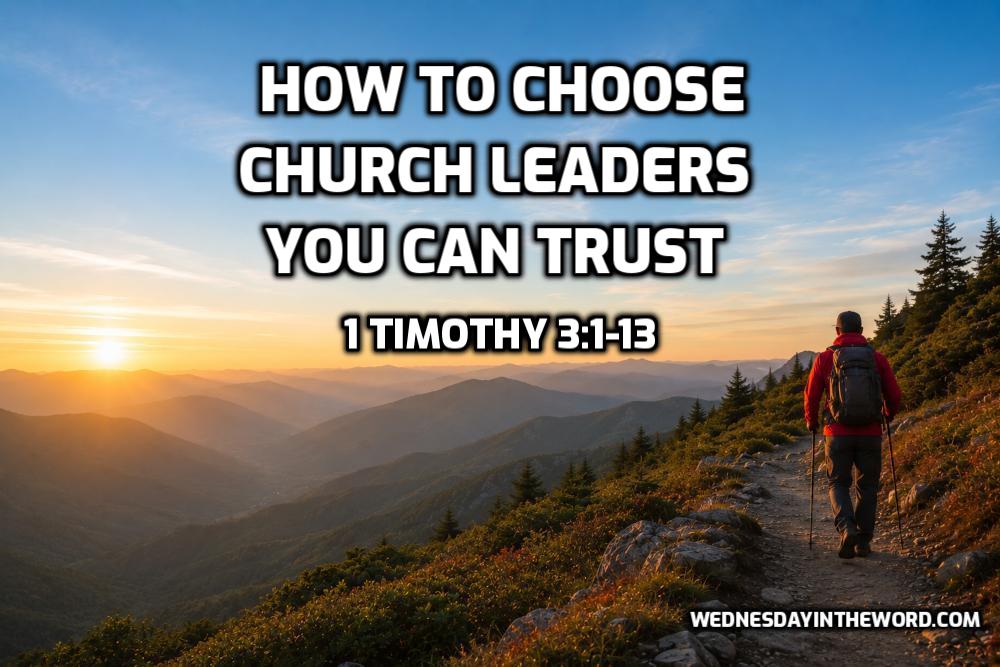 Choosing Church Leaderes | WednesdayintheWord.com